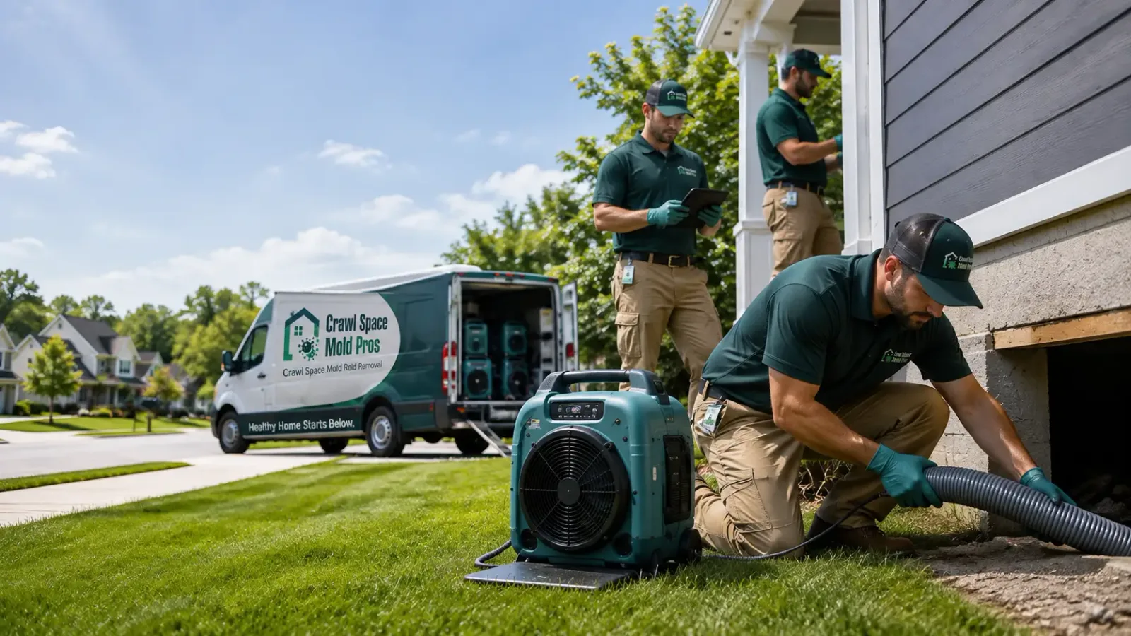 Crawl Space Mold Removal in Ottawa Lake, MI